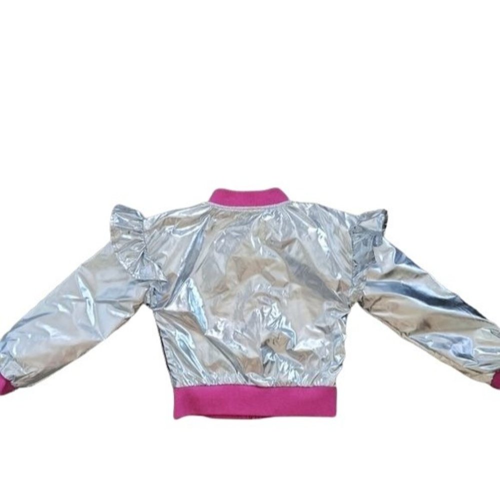 L.O.L. Surprise! Silver Bomber Jacket NWT - Picture 3 of 6